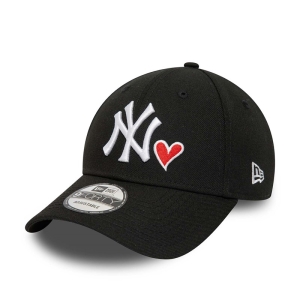 9forty New Era New York Yankees Heart Pack Adjustable Gorras Negros | HOATK-3102