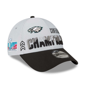 9forty New Era Philadelphia Eagles Conference Champions Adjustable Gorras Grises | TMGAR-4721