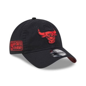 9twenty New Era Chicago Bulls NBA All Star Game Adjustable Gorras Negros | OWKJG-4650