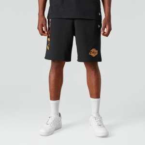Bermudas New Era La Lakers NBA Team Colour Agua Print Negros | ZHKBW-0376