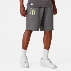 Bermudas New Era New York Yankees MLB Team Logo Grises | VQZJC-7126