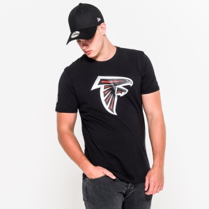 Camiseta New Era Atlanta Falcons Team Logo Negros | XRQWF-3068