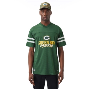 Camiseta New Era Bay Packers NFL Script Jersey Verdes | QFYMU-6189