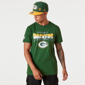 Camiseta New Era Bay Packers NFL Team Fade Verdes | RMHUF-0629