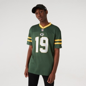 Camiseta New Era Bay Packers Oversized Jersey Verdes | ZGJCH-3109