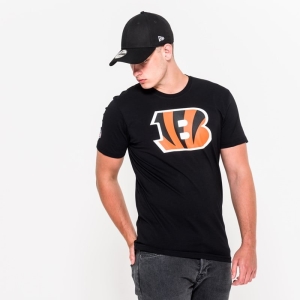 Camiseta New Era Cincinnati Bengals Team Logo Negros | XJUEI-6743