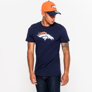 Camiseta New Era Denver Broncos Team Logo Azules | WLKVR-7350
