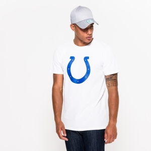Camiseta New Era Indianapolis Colts Team Logo Blancos | EDWLT-8023