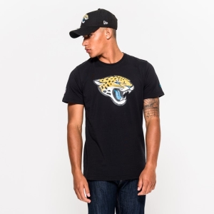 Camiseta New Era Jacksonville Jaguars Team Logo Negros | SINUB-4873