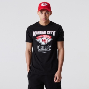 Camiseta New Era Kansas City Chiefs NFL Team Wordmark Negros | SNMIA-9208