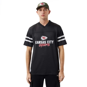 Camiseta New Era Kansas City Chiefs NFL Script Jersey Negros | TUQVJ-5837