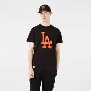 Camiseta New Era La Dodgers Colour Essential Negros | EORWK-8903