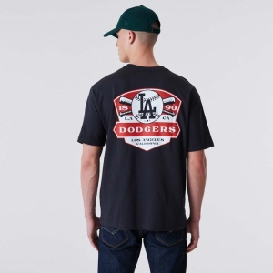Camiseta New Era La Dodgers Estampados Oversized Azules | DMAIY-7123