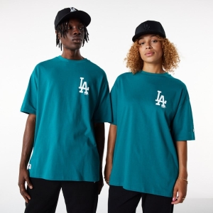 Camiseta New Era La Dodgers League Essential Oversized Azules | BGZEX-5874