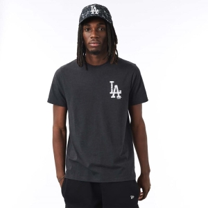 Camiseta New Era La Dodgers Logo Infill Grises | QLAZI-6105
