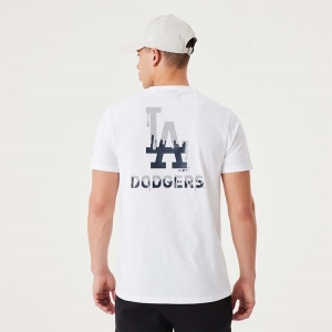 Camiseta New Era La Dodgers MLB Drip Logo Blancos | MWNQD-4123