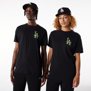 Camiseta New Era La Dodgers MLB League Essential Negros | AZXPE-1537
