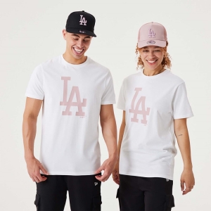 Camiseta New Era La Dodgers MLB League Essential Blancos | PKOFJ-4201
