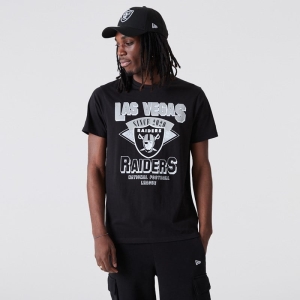 Camiseta New Era Las Vegas Raiders NFL Team Wordmark Negros | HSAYG-1025