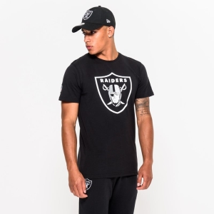 Camiseta New Era Las Vegas Raiders Team Logo Negros | JHFUB-0987