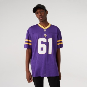 Camiseta New Era Minnesota Vikings Oversized Jersey Morados | WQLVX-0965