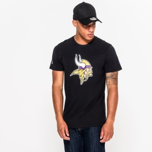 Camiseta New Era Minnesota Vikings Team Logo Negros | DEWSU-4582
