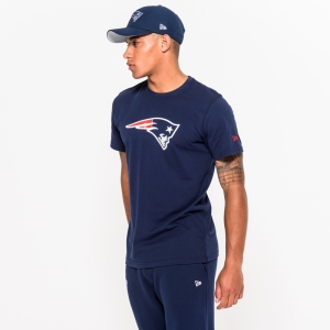 Camiseta New Era New England Patriots Team Logo Azules | POMWH-4106