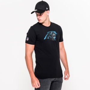 Camiseta New Era Panthers Team Logo Negros | JXOQS-2046