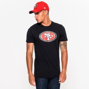 Camiseta New Era San Francisco 49ers Team Logo Negros | GTEDF-3205