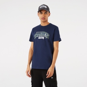 Camiseta New Era Seattle Seahawks NFL Team Logo Azules | PORHG-7312