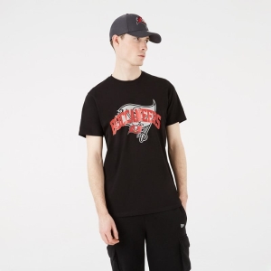 Camiseta New Era Tampa Bay Buccaneers NFL Team Logo Negros | HRFXJ-6954