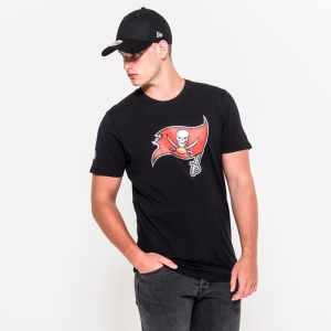 Camiseta New Era Tampa Bay Buccaneers Team Logo Negros | UANRD-7905