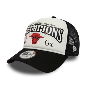 Gorras De Camionero New Era Chicago Bulls League Champions A-frame Gorras Blancos | EYCHK-2465