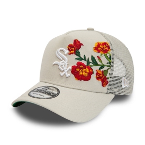 Gorras De Camionero New Era Chicago Sox MLB Floral A-frame Gorras Creme | DFWHG-1752