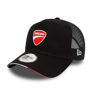 Gorras De Camionero New Era Ducati Motor Logo A-frame Gorras Negros | UXQCZ-6405
