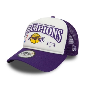 Gorras De Camionero New Era La Lakers League Champons A-frame Gorras Morados | WINCG-9567