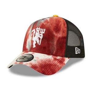 Gorras De Camionero New Era Manchester United Tie Dye Cord A-frame Gorras Multi | AOZCV-9541