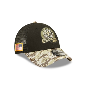 Gorras De Camionero New Era New Orleans Saints NFL Salute To Service Gorras Negros | EYVNI-8697