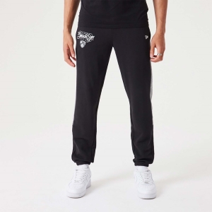 Pantalones Jogger New Era Brooklyn Nets NBA Script Negros | ZPATD-5739
