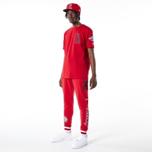 Pantalones Jogger New Era La Angels MLB Logo Select Rojos | TQMHW-1672