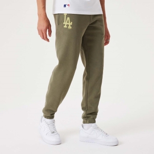 Pantalones Jogger New Era La Dodgers MLB League Essential Medium Verdes | GUIRL-8179