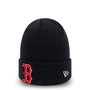 Prendas De Punto New Era Boston Sox Essential Cuff Beanie Gorras Azules | DNWUZ-5964