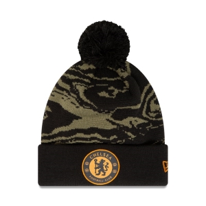 Prendas De Punto New Era Chelsea Fc All Over Print Medium Cuff Beanie Gorras Verdes | ZKIVR-3405