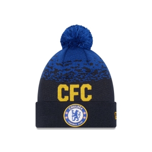 Prendas De Punto New Era Chelsea Fc Marble Wordmark Cuff Beanie Gorras Azules | HDYWB-3295