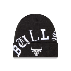 Prendas De Punto New Era Chicago Bulls Blackletter Negros | LJSMW-6852