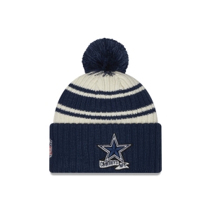 Prendas De Punto New Era Dallas Cowboys NFL Sideline Beanie Gorras Azules | EUYDQ-9836