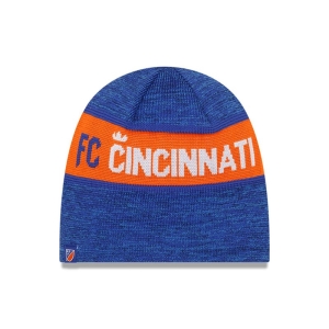 Prendas De Punto New Era Fc Cincinnati Mls Kick Off Beanie Gorras Azules | OSKIB-2598