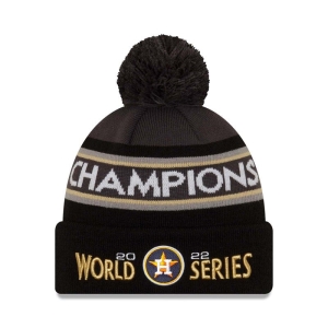 Prendas De Punto New Era Houston Astros MLB World Series Champions Cuff Beanie Gorras Negros | BVLIM-3267