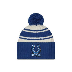 Prendas De Punto New Era Indianapolis Colts NFL Sideline Beanie Gorras Azules | HZPFK-8295