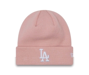 Prendas De Punto New Era La Dodgers Womens League Essentials Cuff Beanie Gorras Rosas | OGULI-3527